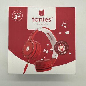 🔥NEW Tonies Headphones - Red - Fold And Go ~ New In Box 👀 👑 🚸